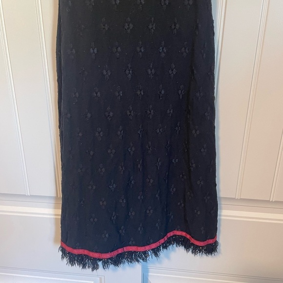 90’s y2k Betsey Johnson black and maroon vintage slip dress size small petite - Picture 3 of 9